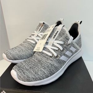 NIB! Adidas Cloadfoam Pure Running, Tennis Shoe Black/White Size 7